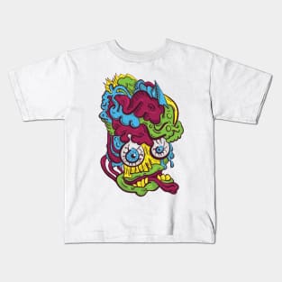 Colorful face Kids T-Shirt